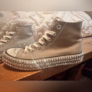 Free people dupe studded sneaker